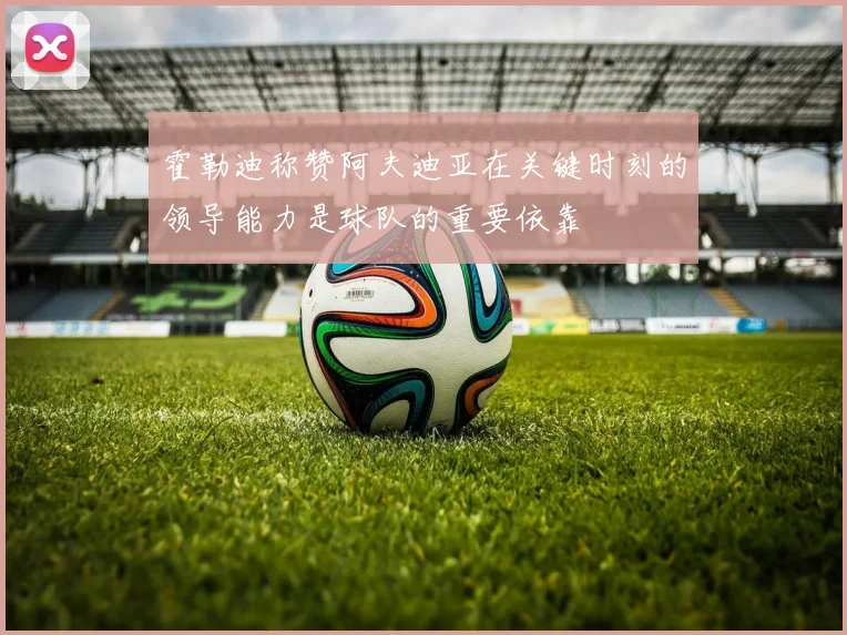 霍勒迪称赞阿夫迪亚在关键时刻的领导能力是球队的重要依靠